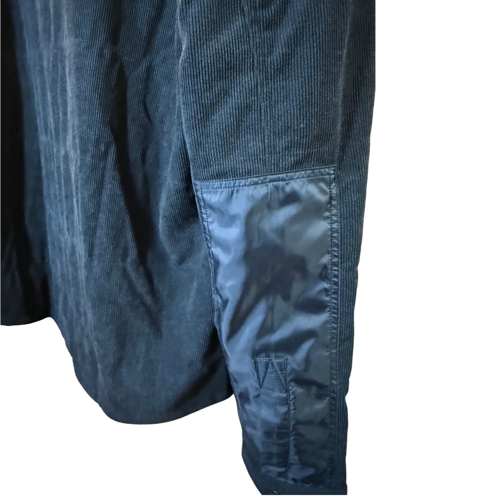 The Men's Store Bloomingdale's Black Corduroy Shirt Jacket Large NWT - Picture 4 of 6
